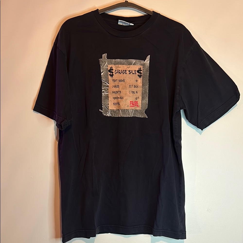 Black Graphic T-Shirt vintage Randy River